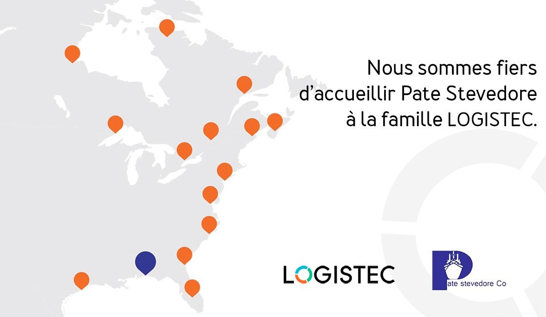 LOGISTEC poursuit son expansion avec l’acquisition de Pate Stevedore